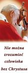 Baner Święty Jan Paweł II 50x130 cm