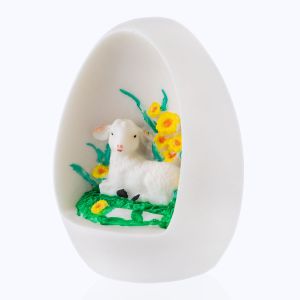 Ozdoba Wielkanocna - Jajko wielkanocne z barankiem