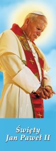 Baner Święty Jan Paweł II 50x130 cm