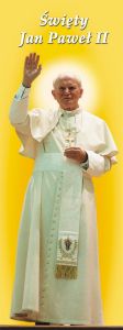 Baner Święty Jan Paweł II 50x130 cm
