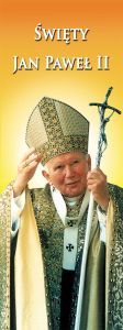 Baner Święty Jan Paweł II 50x130 cm