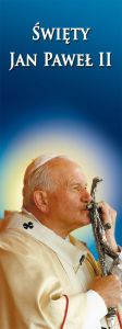 Baner Święty Jan Paweł II 50x130 cm