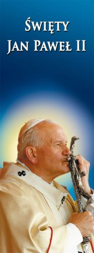 Baner Święty Jan Paweł II 50x130 cm