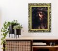 Obraz Jezus Chrystus Umęczony  - Ecce Homo - rama z ornamentem