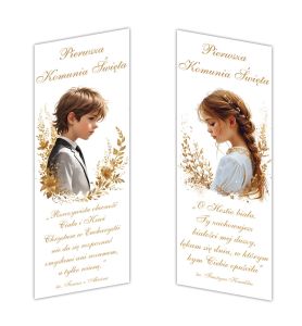 Zestaw banerów na Pierwszą Komunię Świętą 75x200 cm