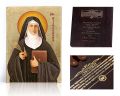 Ikona religijna Święta Hildegarda - dedykacja / własny tekst
