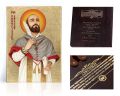 Ikona religijna Święty Franciszek Salezy - dedykacja / własny tekst
