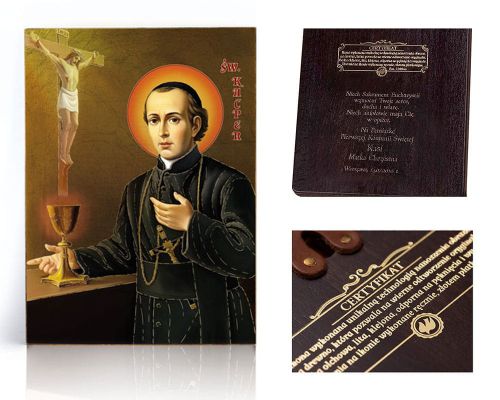 Ikona religijna Święty Kacper - dedykacja / własny tekst