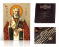 Ikona religijna Święty Mikołaj - dedykacja / własny tekst