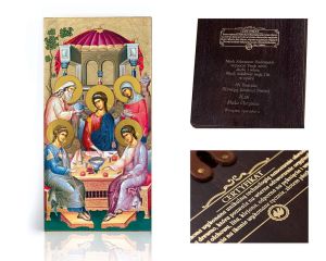 Ikona religijna Gościnność Abrahama