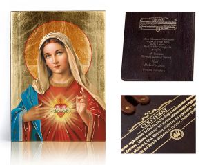 Ikona religijna Niepokalane Serce Najświętszej Maryi Panny