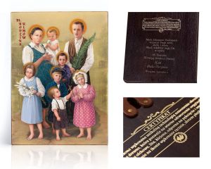 Ikona religijna błogosławione rodzina Ulmów