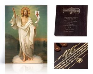 Ikona religijna Chrystus Zmartwychwstały