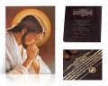 Ikona religijna Jezus Chrystus modlący się - dedykacja / własny tekst