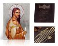 Ikona religijna Jezus Chrystus z Najświętszą Raną Ramienia - dedykacja / własny tekst