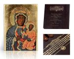 Ikona religijna Matka Boska Częstochowska w sukni milenijnej