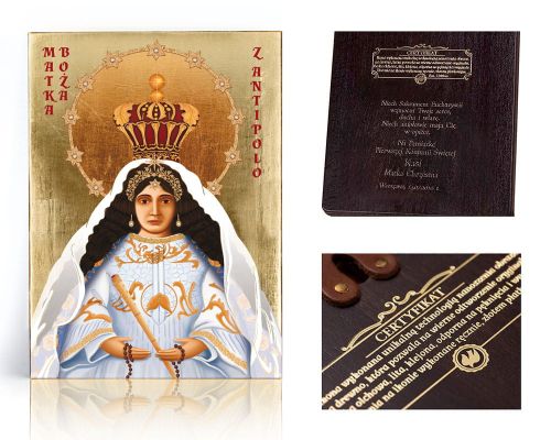 Ikona religijna Matka Boża z Antipolo (Filipiny) - dedykacja / własny tekst