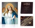 Ikona religijna Matka Boża z Aniołami - dedykacja / własny tekst