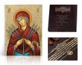 Ikona religijna Siedem Boleści Matki Bożej - dedykacja / własny tekst