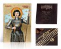 Ikona religijna Święta Joanna d'Arc - dedykacja / własny tekst