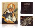Ikona religijna Święty Albert Wielki - dedykacja / własny tekst
