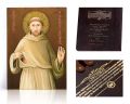 Ikona religijna Święty Franciszek - dedykacja / własny tekst