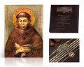 Ikona religijna Święty Franciszek z Asyżu - dedykacja / własny tekst