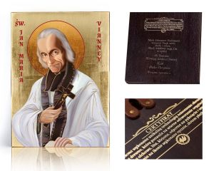 Ikona religijna Święty Jan Vianney