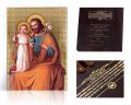 Ikona religijna Święty Józef - dedykacja / własny tekst