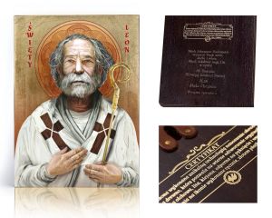 Ikona religijna Święty Leon