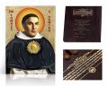 Ikona religijna Święty Tomasz z Akwinu - dedykacja / własny tekst