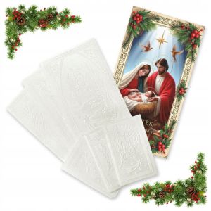 Zestaw opłatków wigilijnych (3 duże + 3 małe) - 50 paczek w kartonie