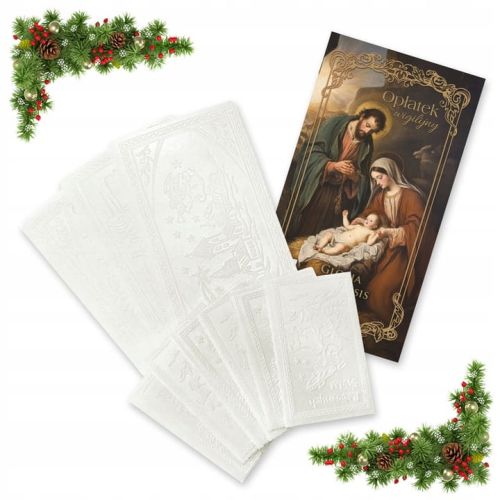 Zestaw opłatków wigilijnych (3 duże + 6 małych) - 50 paczek w kartonie