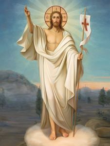 Plakat religijny Chrystus Zmartwychwstały