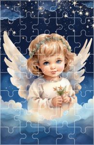 Puzzle religijne Anioł Stróż