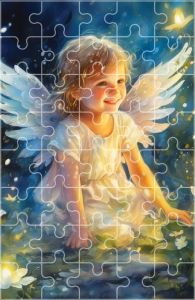 Puzzle religijne Anioł Stróż