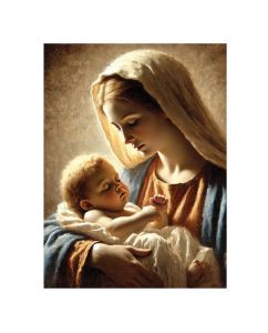 Plakat religijny Matka Boża z Dzieciątkiem Jezus