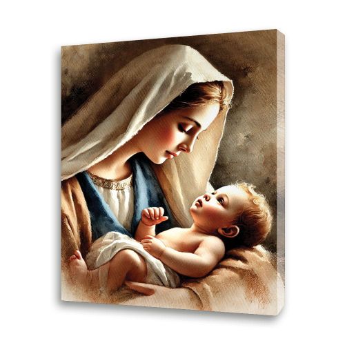 Obraz religijny na płótnie Matka Boża z Dzieciątkiem Jezus