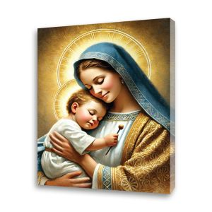 Obraz religijny na płótnie Matka Boża z Dzieciątkiem Jezus