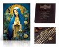 Ikona religijna Matka Boża - Królowa Duchowych Kwiatów - dedykacja / własny tekst