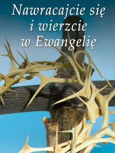 Baner na Wielki Post "Nawracajcie się i wierzcie.." 75x100 cm