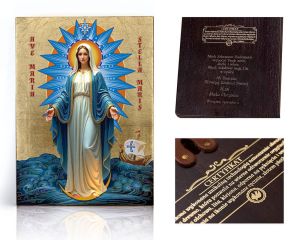 Ikona religijna Maryja Gwiazda Morza STELLA-MARIS