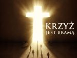 Tło do Grobu Pańskiego, "Krzyż jest bramą" 250x300 cm