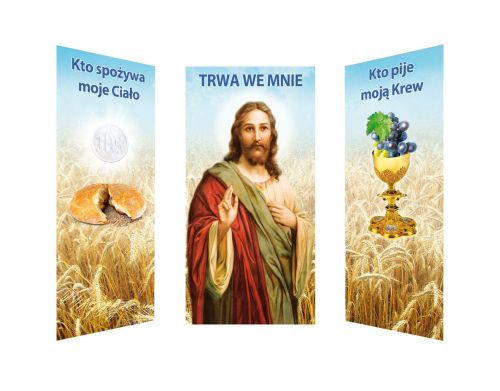 Zestaw 3 banerów na Boże Ciało