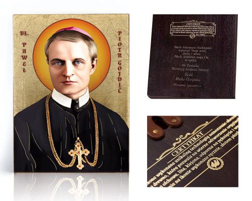 Ikona religijna Błogosławiony Paweł Piotr Gojdič - dedykacja / własny tekst