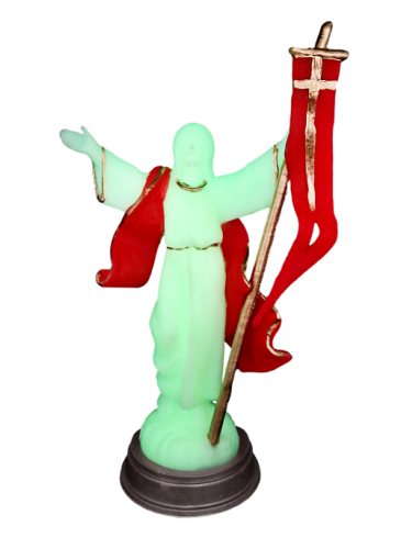 Jezus Zmartwychwstały wys. 15 cm świecąca