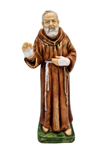 Figurka Święty Ojciec PIO wys. 15 cm