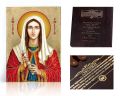 Ikona religijna Święta Emilia - patronka matek - dedykacja / własny tekst