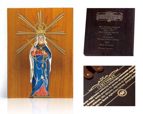 Ikona religijna Matka Boska Jaworzyńska - dedykacja / własny tekst