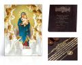 Ikona religijna Matka Boska Anielska - dedykacja / własny tekst